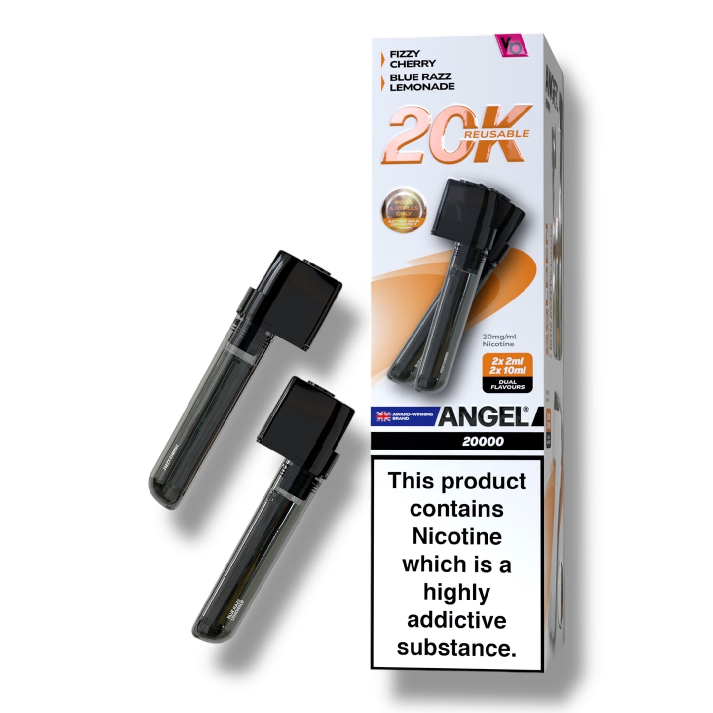 Angel 20,000 Prefilled Pods – Dual Flavour Pod Kit 2 in 1