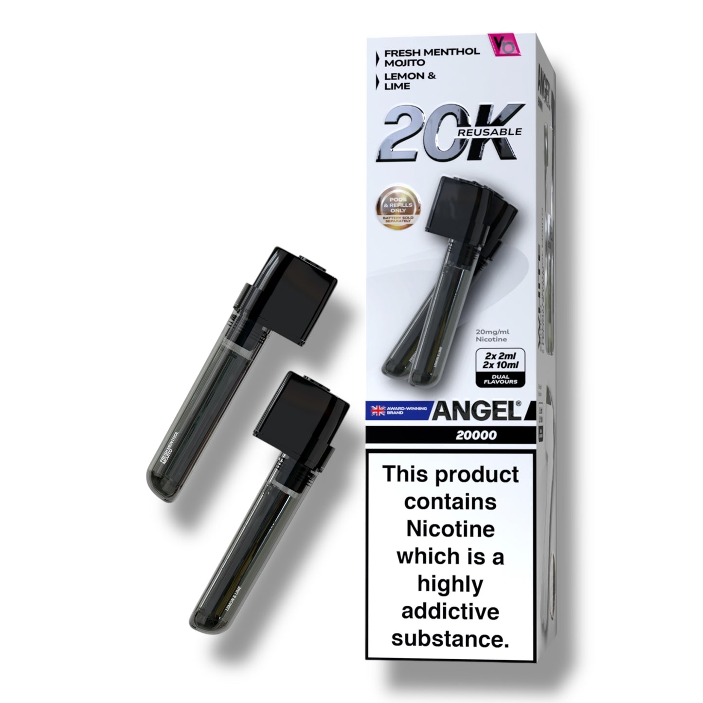 Angel 20,000 Prefilled Pods – Dual Flavour Pod Kit 2 in 1