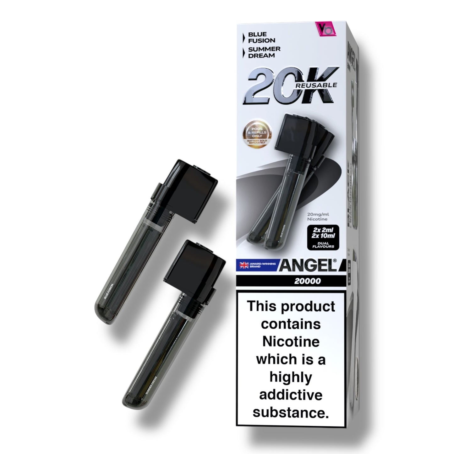 Angel 20,000 Prefilled Pods – Dual Flavour Pod Kit 2 in 1