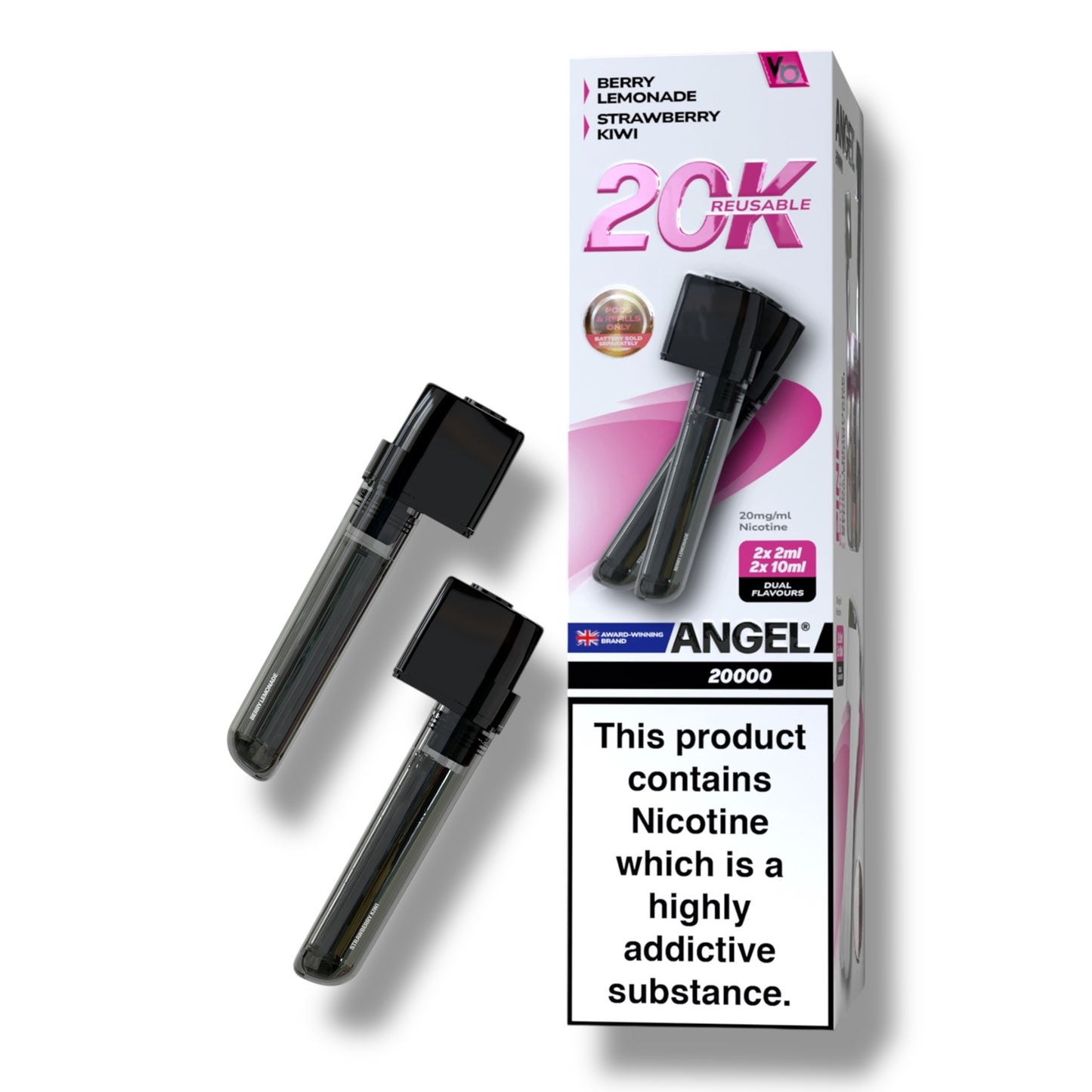 Angel 20,000 Prefilled Pods – Dual Flavour Pod Kit 2 in 1
