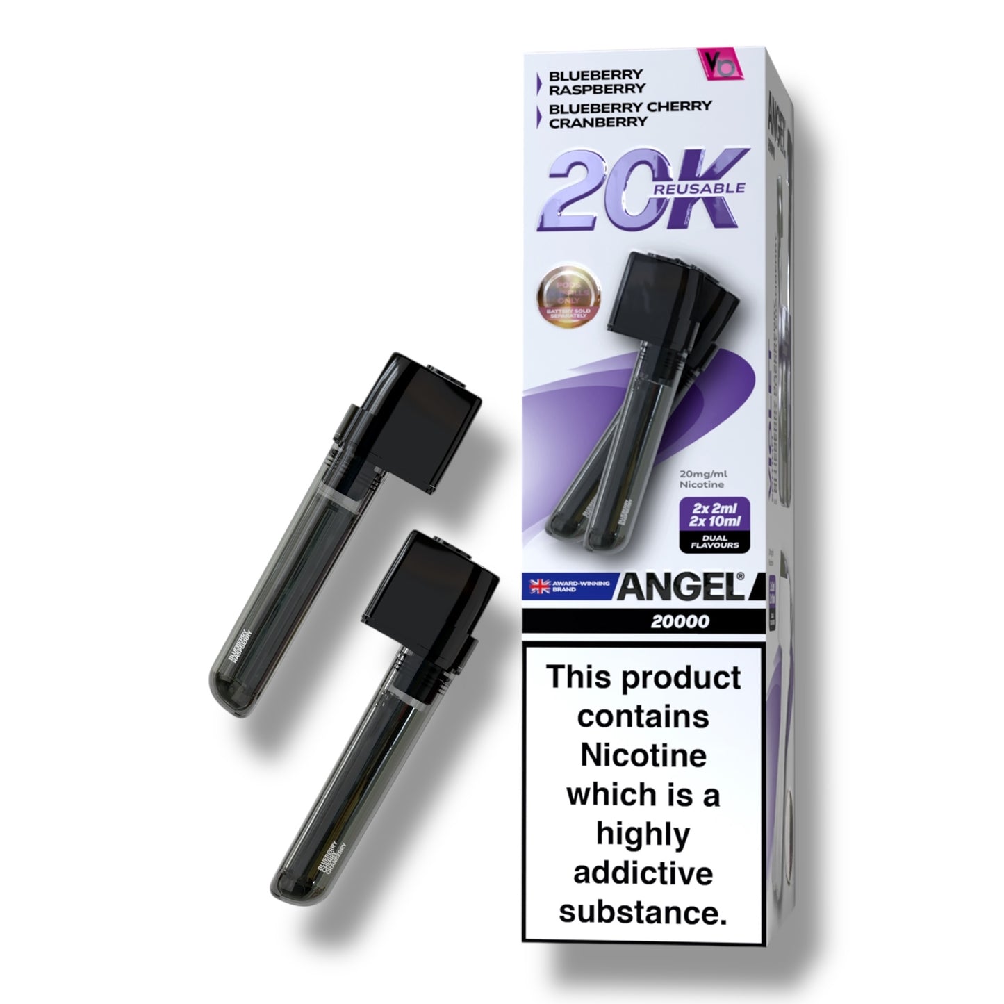 Angel 20,000 Prefilled Pods – Dual Flavour Pod Kit 2 in 1
