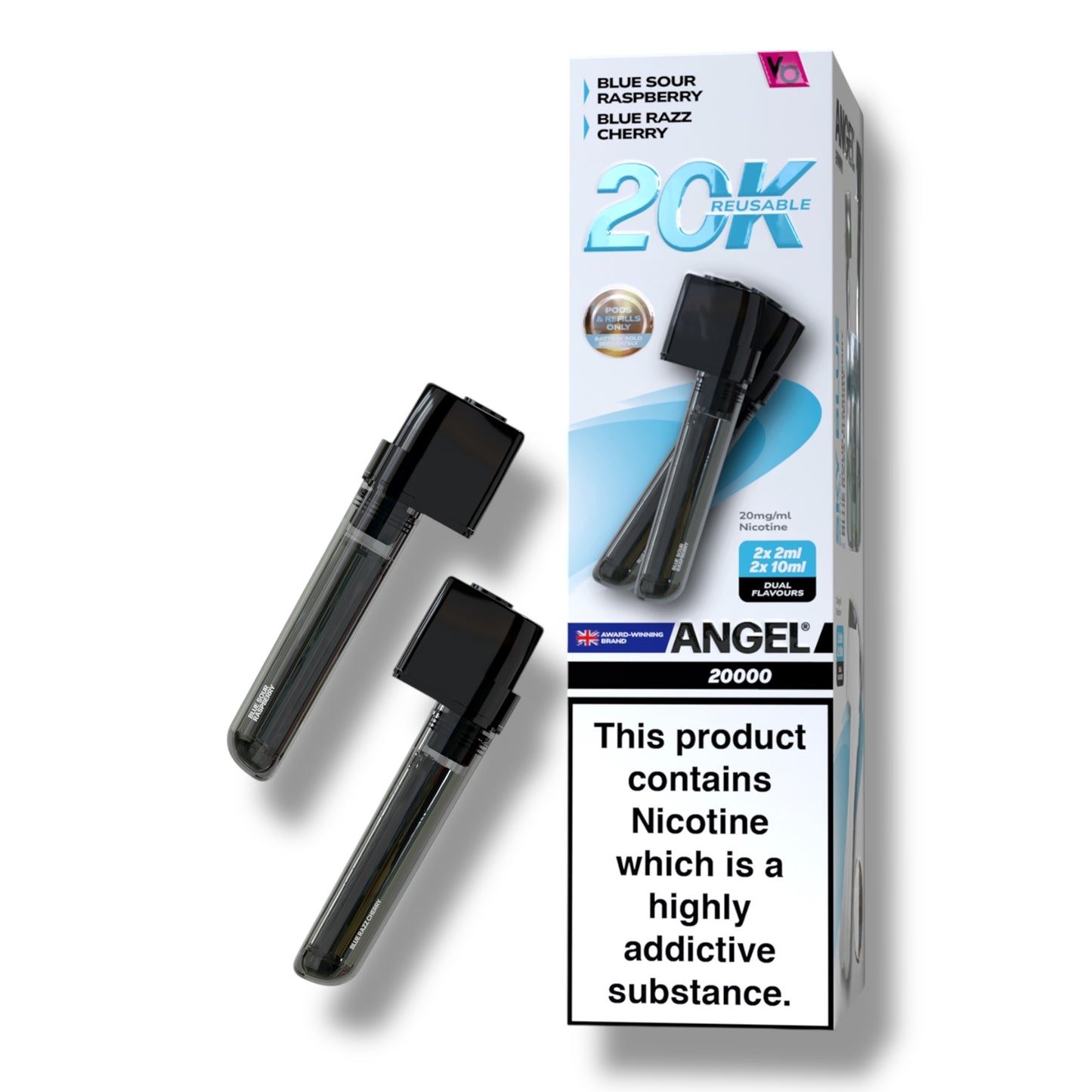 Angel 20,000 Prefilled Pods – Dual Flavour Pod Kit 2 in 1