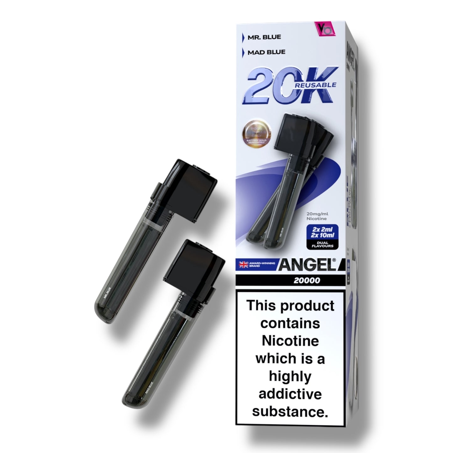 Angel 20,000 Prefilled Pods – Dual Flavour Pod Kit 2 in 1