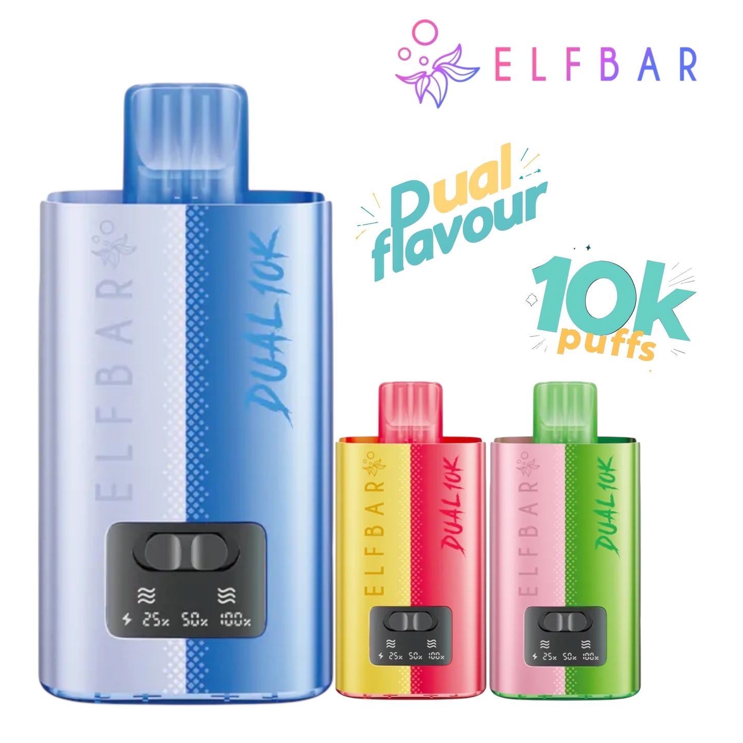 Elf Bar Dual 10k Pre Filled Pod Kit - Dual Flavour