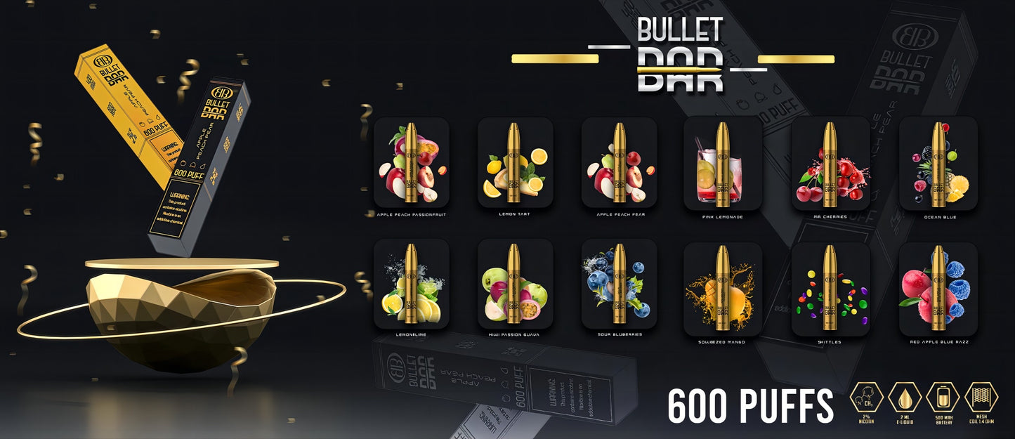 Bullet Bar Sorted Box Of 10