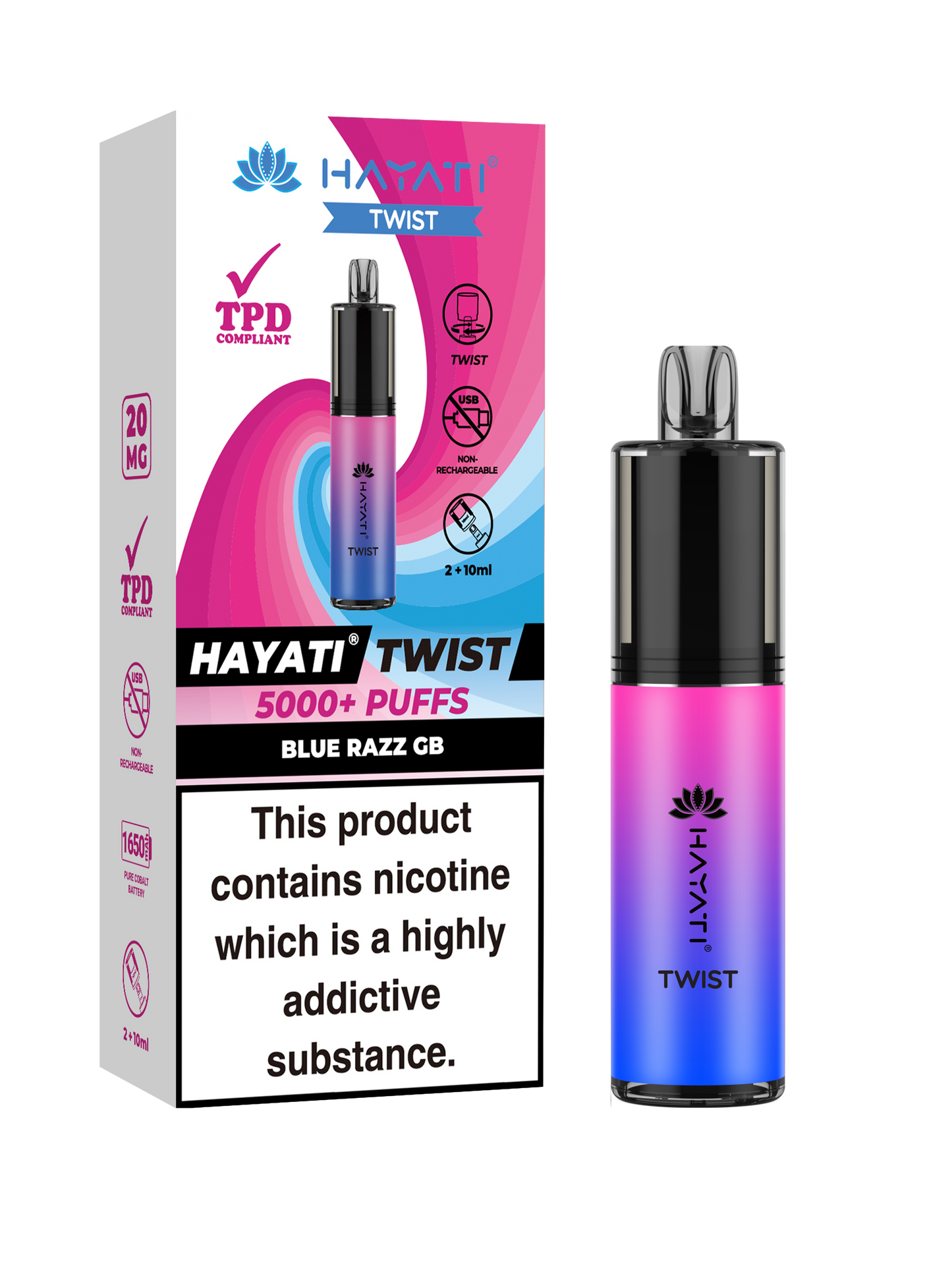 Hayati Twist 5000 Sorted Box Of 5