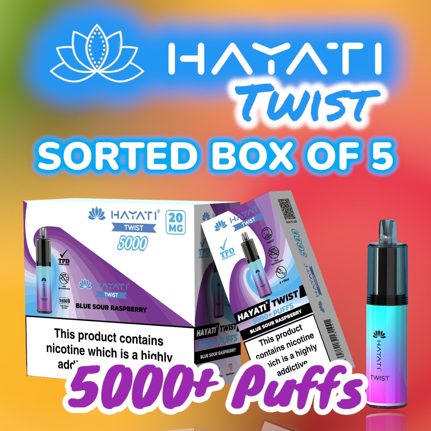 Hayati Twist 5000 Sorted Box Of 5