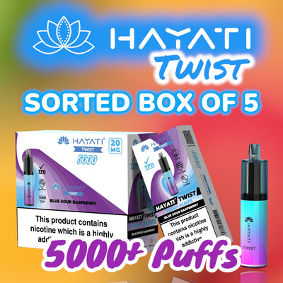 Hayati Twist 5000 Sorted Box Of 5