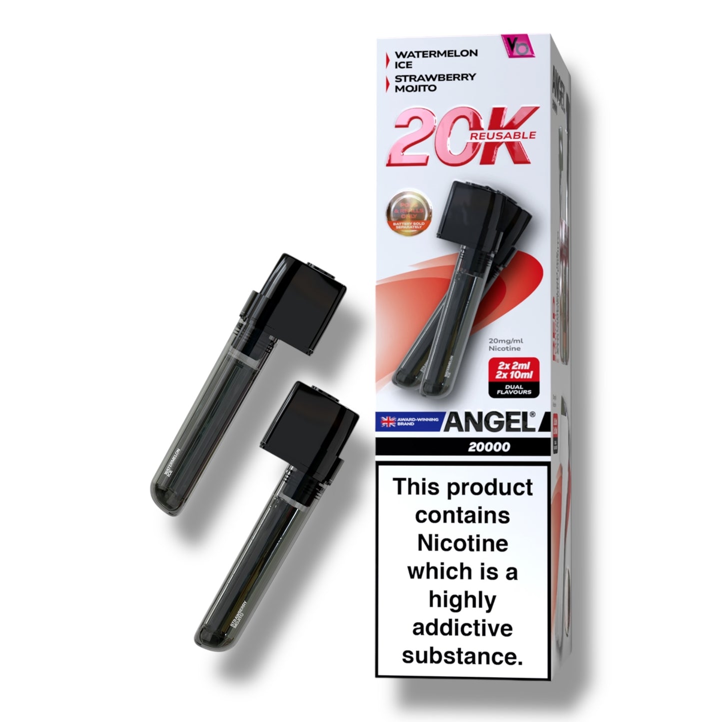 Angel 20,000 Prefilled Pods – Dual Flavour Pod Kit 2 in 1