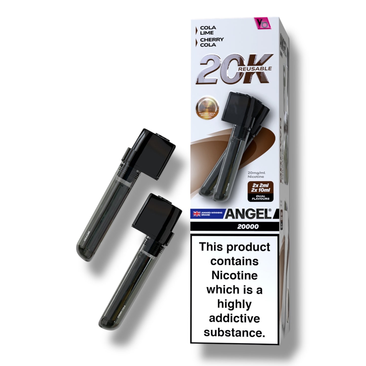 Angel 20,000 Prefilled Pods – Dual Flavour Pod Kit 2 in 1