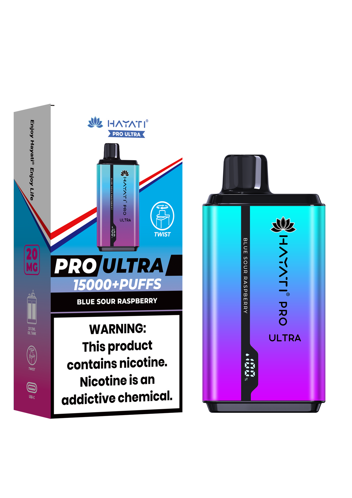 Hayati Pro Ultra 15,000 Sorted box of 10