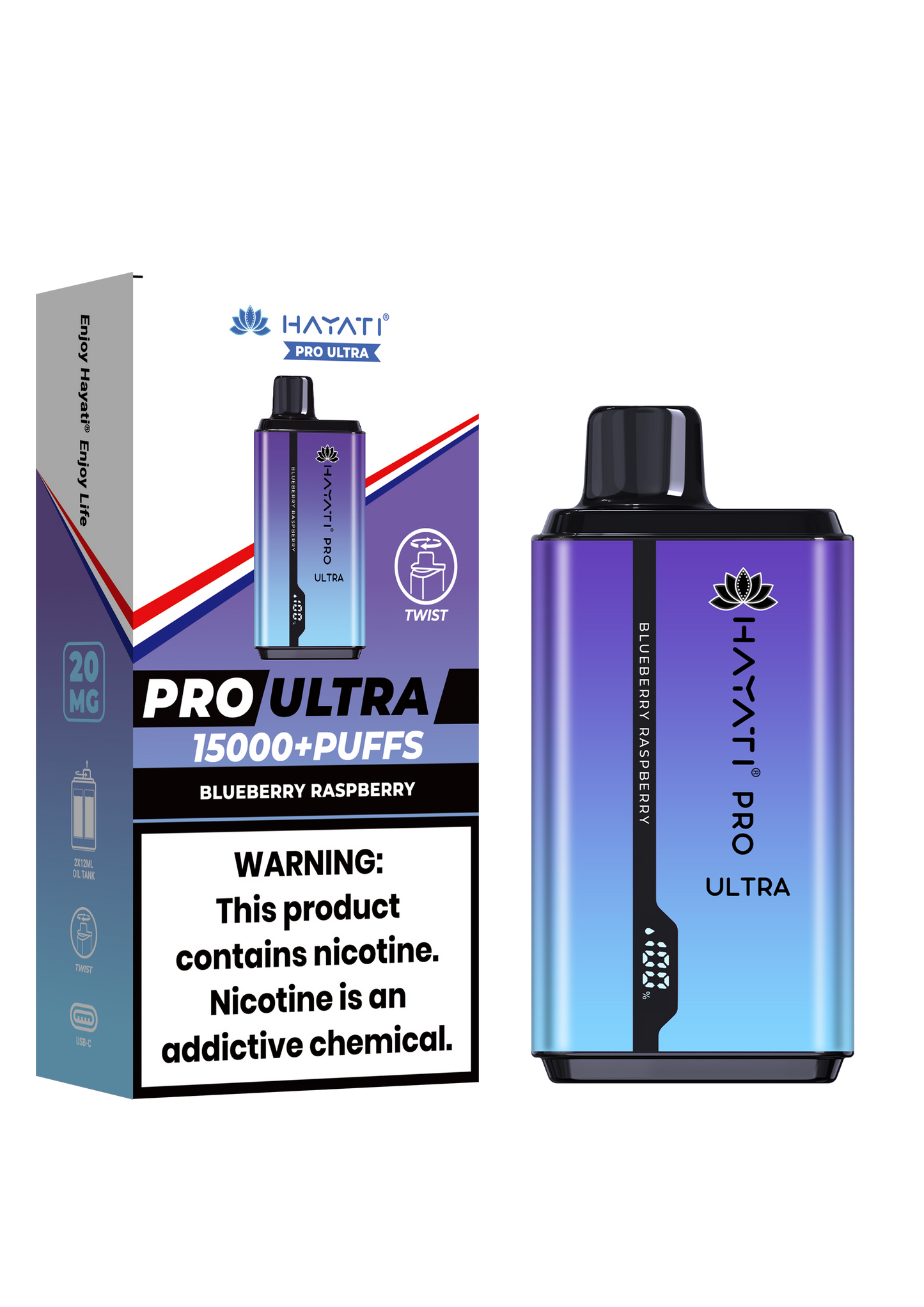 Hayati Pro Ultra 15,000 Sorted box of 10