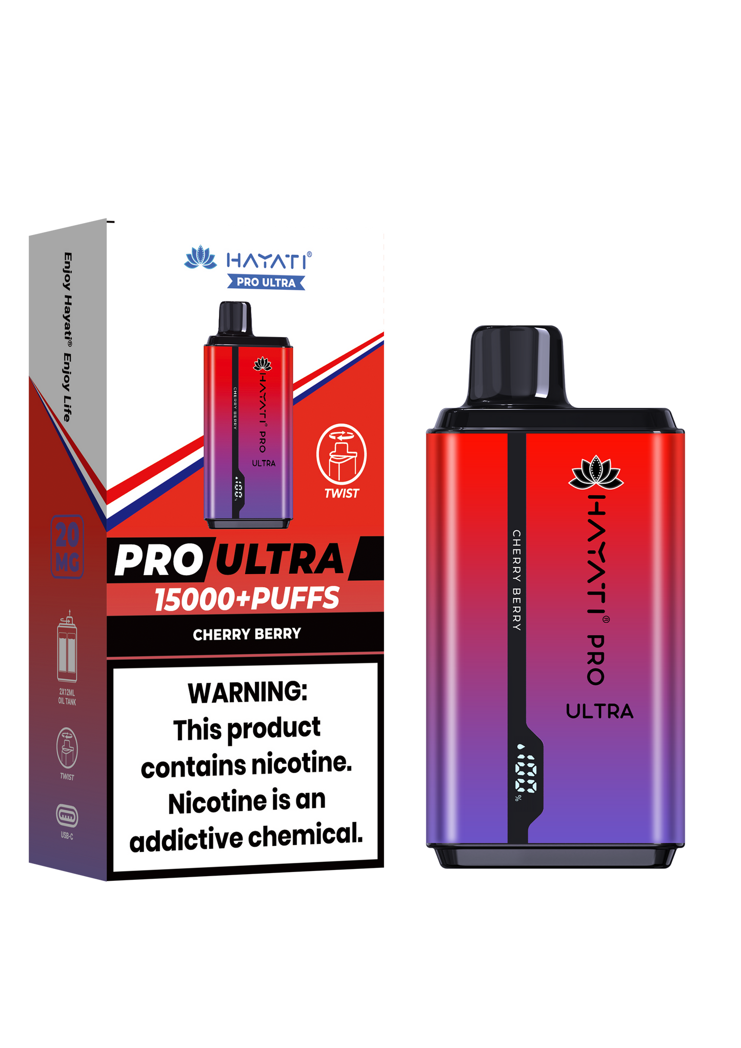 Hayati Pro Ultra 15,000 Sorted box of 10