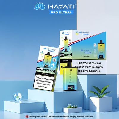 Hayati Pro Ultra Plus + 25,000 Puffs Sorted Box of 5