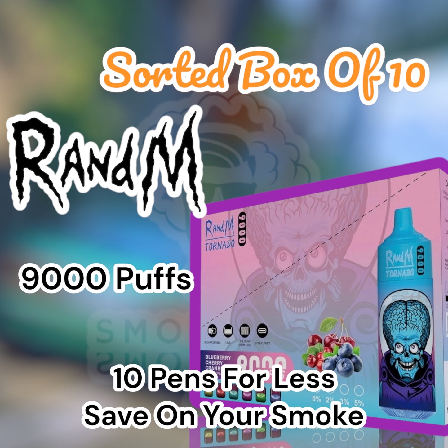 RandM Tornado 9000 Sorted Box