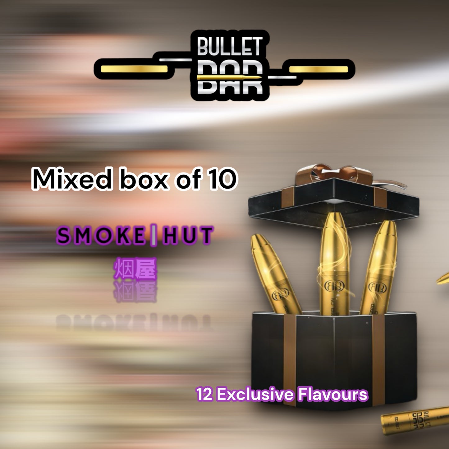 Bullet Bar Mixed Box Of 10