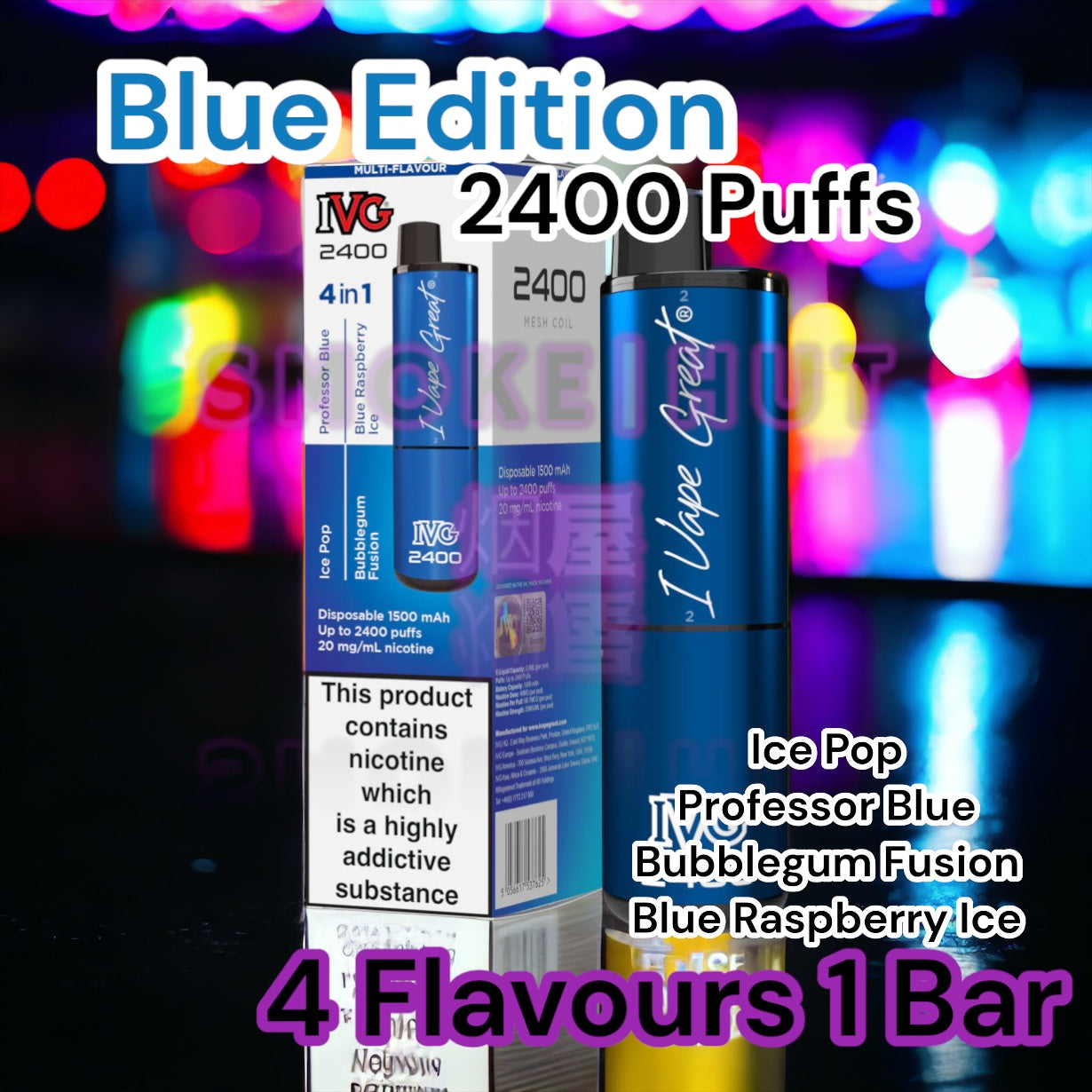 IVG 2400 Blue Edition Multi Flavour