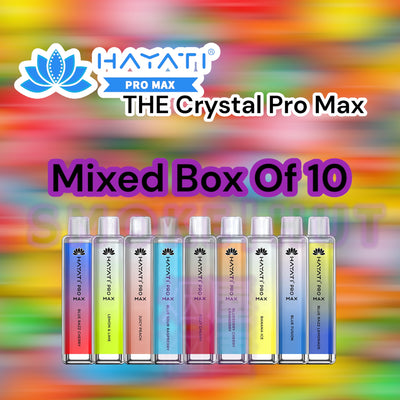 HAYATI Crystal Pro Max 4000 Mixed Box Of 10