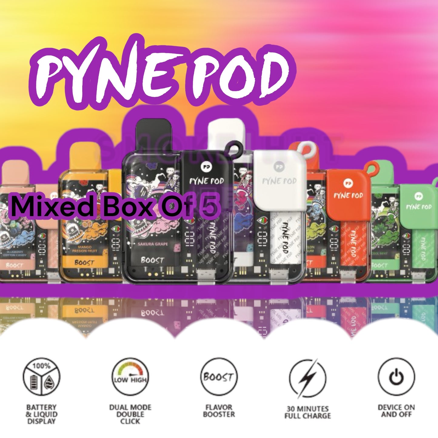 Pyne Pod 8500 Mixed Box of 5