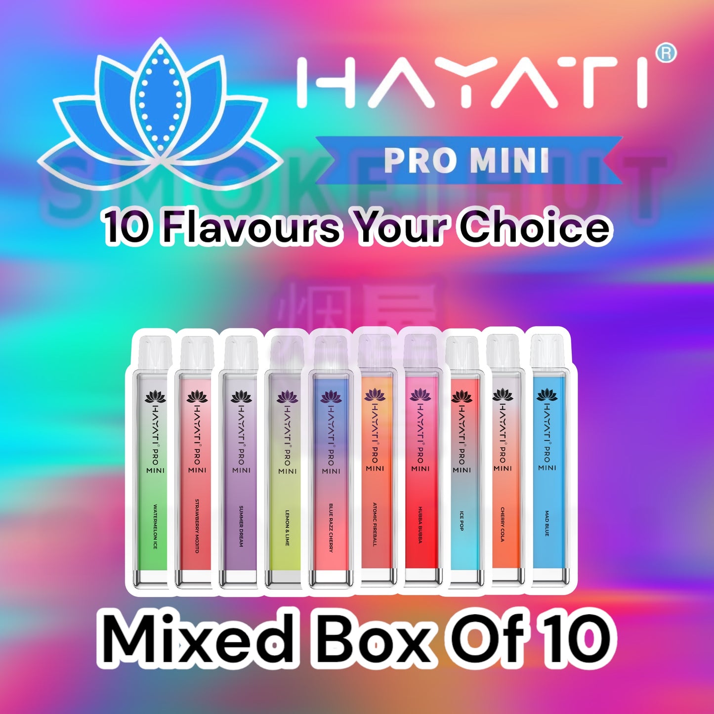 Hayati Pro Mini 600 Mixed box of 10