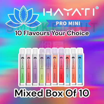 Hayati Pro Mini 600 Mixed box of 10