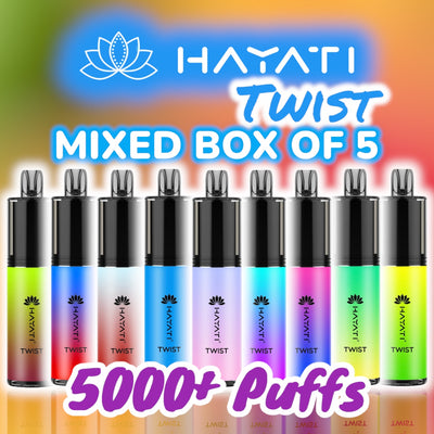 Hayati Twist 5000 Mixed Box Of 5