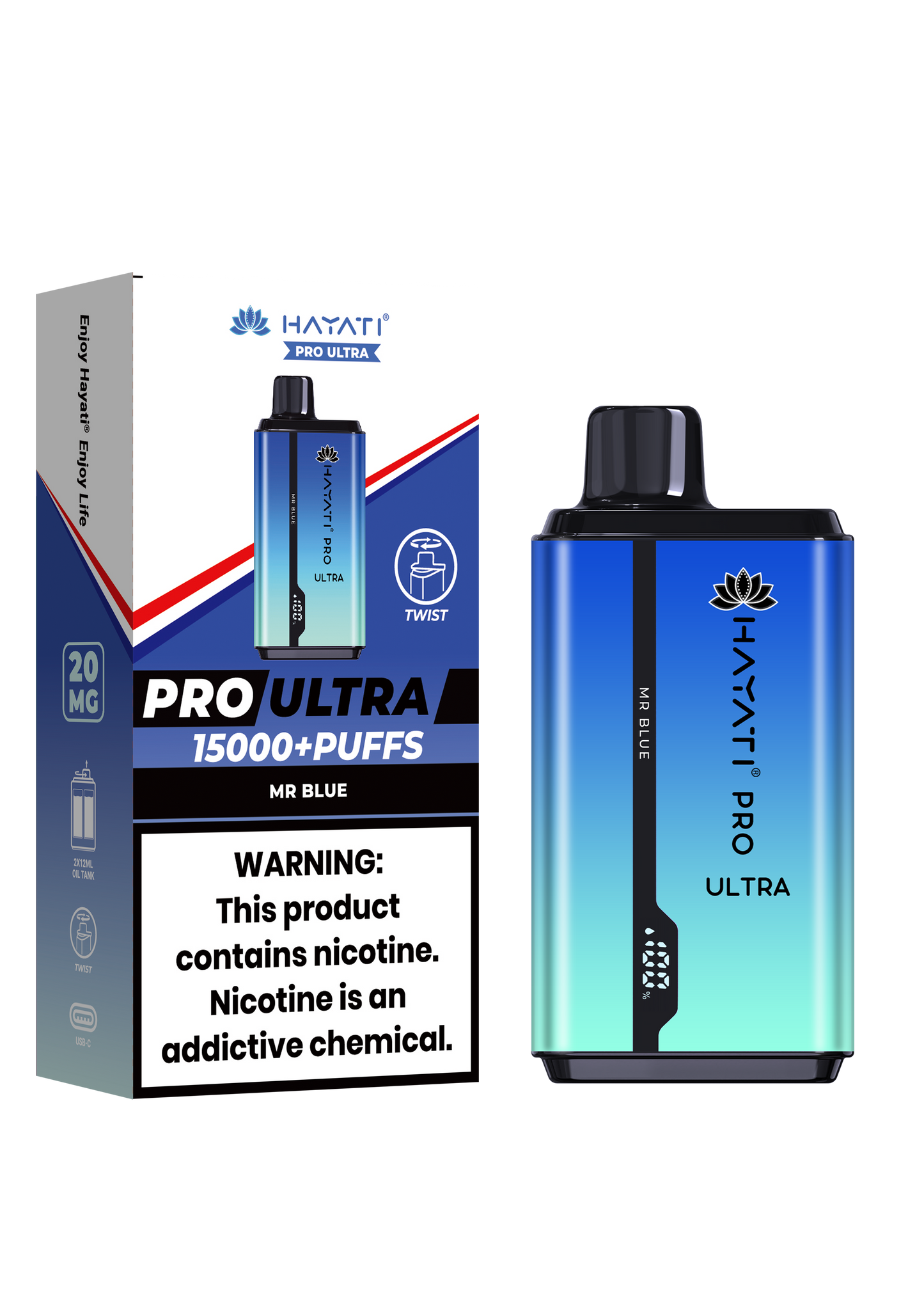 Hayati Pro Ultra 15,000 Sorted box of 10